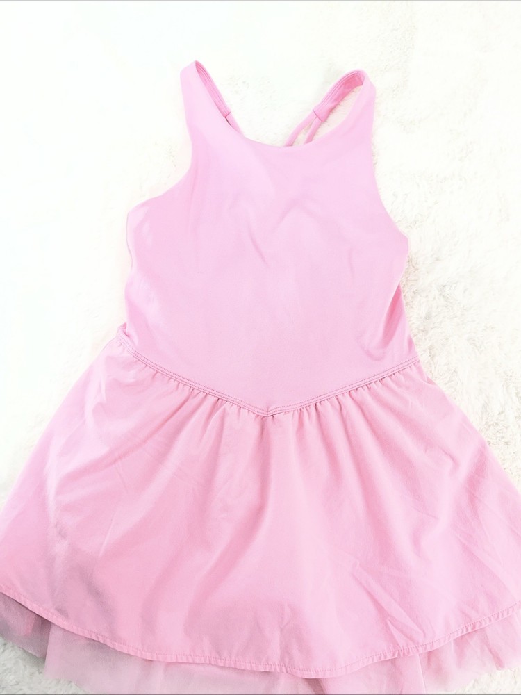 Girls' All In Motion Pink Active Dress Size Small 6/7 NWOT
