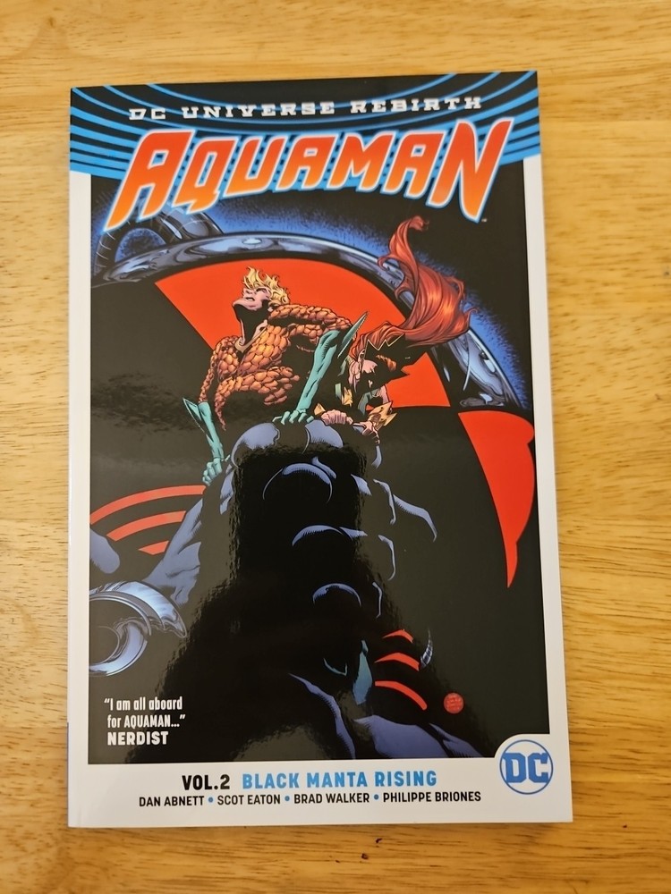 Aquaman Vol 2 Black Manta Rising Book Dc Universe Rebirth Graphic Novel