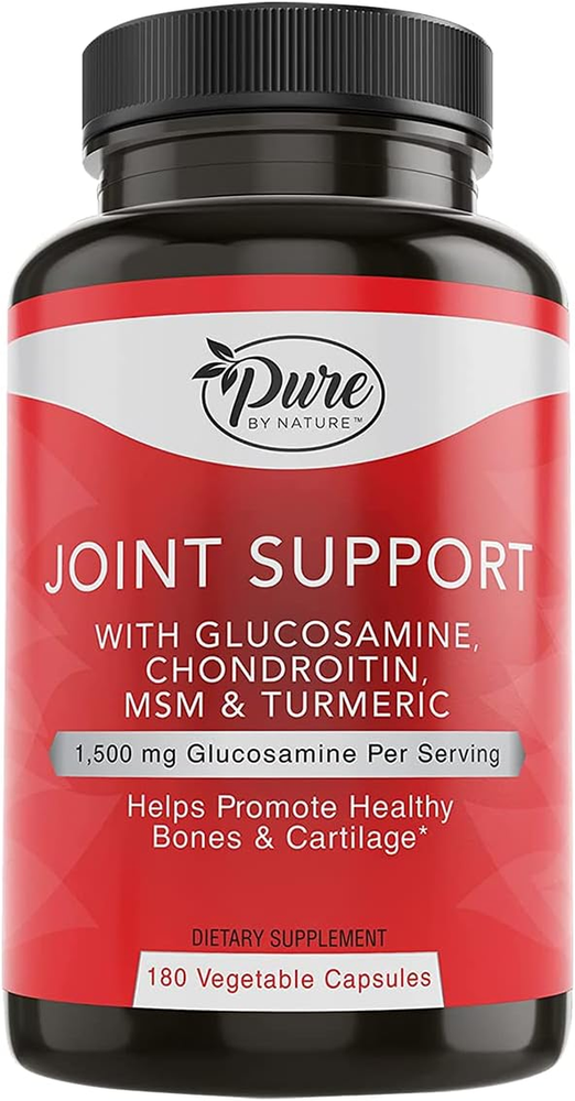 Joint Support, Glucosamine with Chondroitin Turmeric MSM Boswellia Supplement, 1
