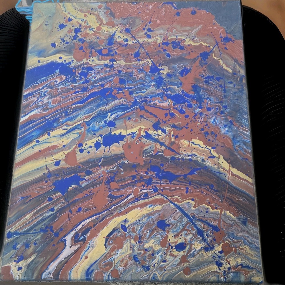 Abstract Acrylic Painting Original Handmade Canvas Art Medium Unframed