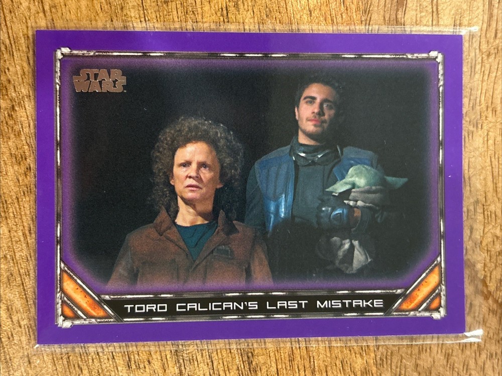 2020 Topps Star Wars Mandalorian Season 1 RARE PURPLE Parallel #64