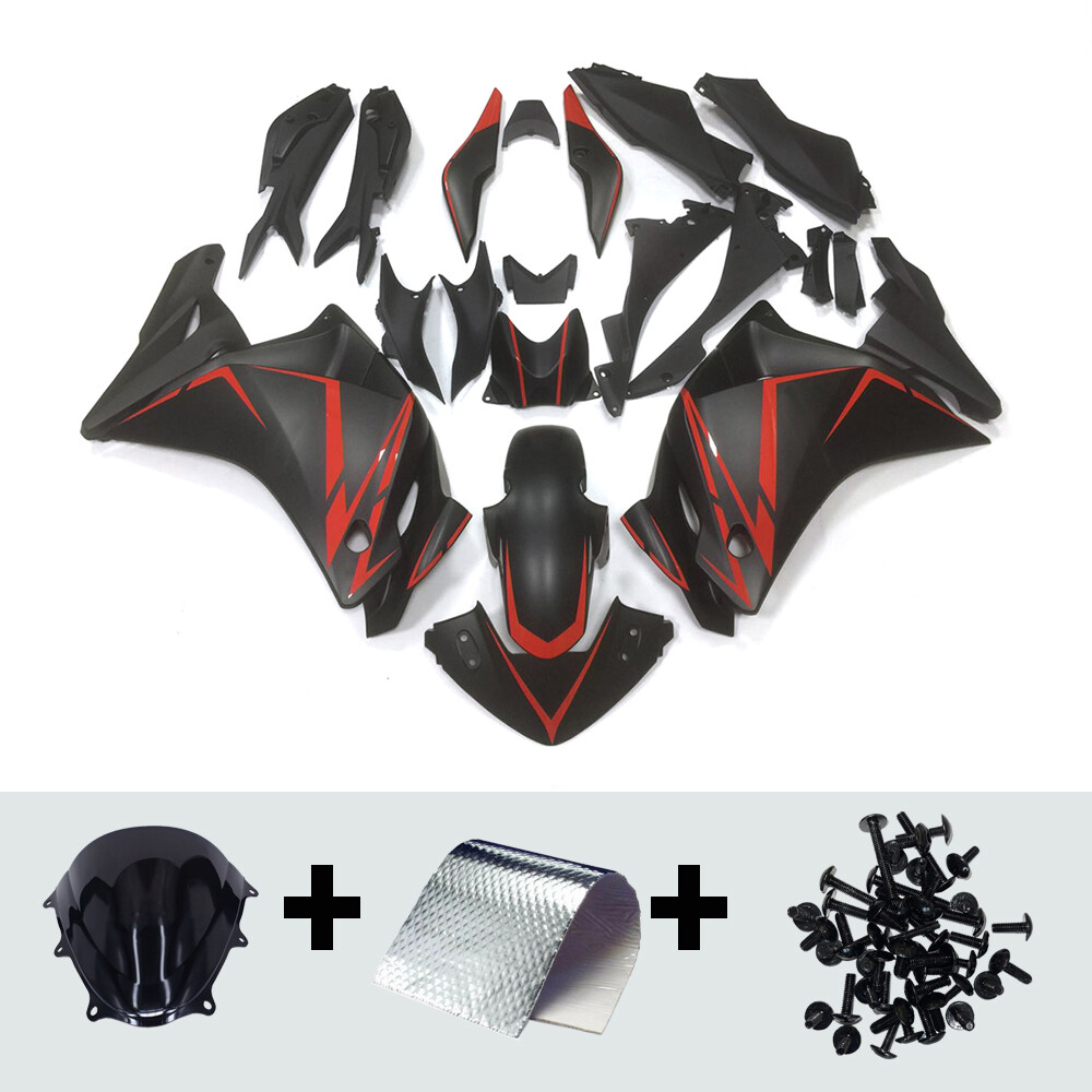 Red Black Fairing Kit for 2011-2014 Honda CBR250R Injection ABS Plastic Bodywork