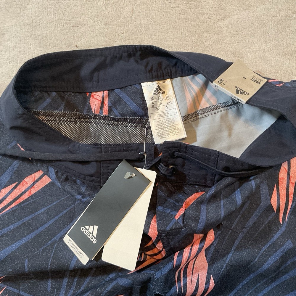 Adidas Mens Multicolor Souleaf Board Shorts Short Length Swim Shorts Size 28 NWT