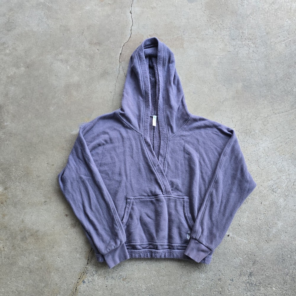 Free People Movement Pullover Hoodie Sweatshirt Crop Sporty Womens Sz Xs
