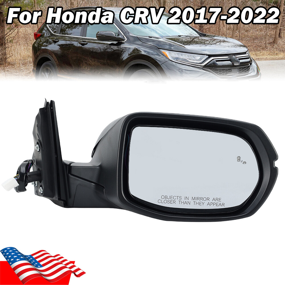 Right Side Mirror For Honda CR-V 2017-2021 22 BSD Blind Spot Turn Signal Heated