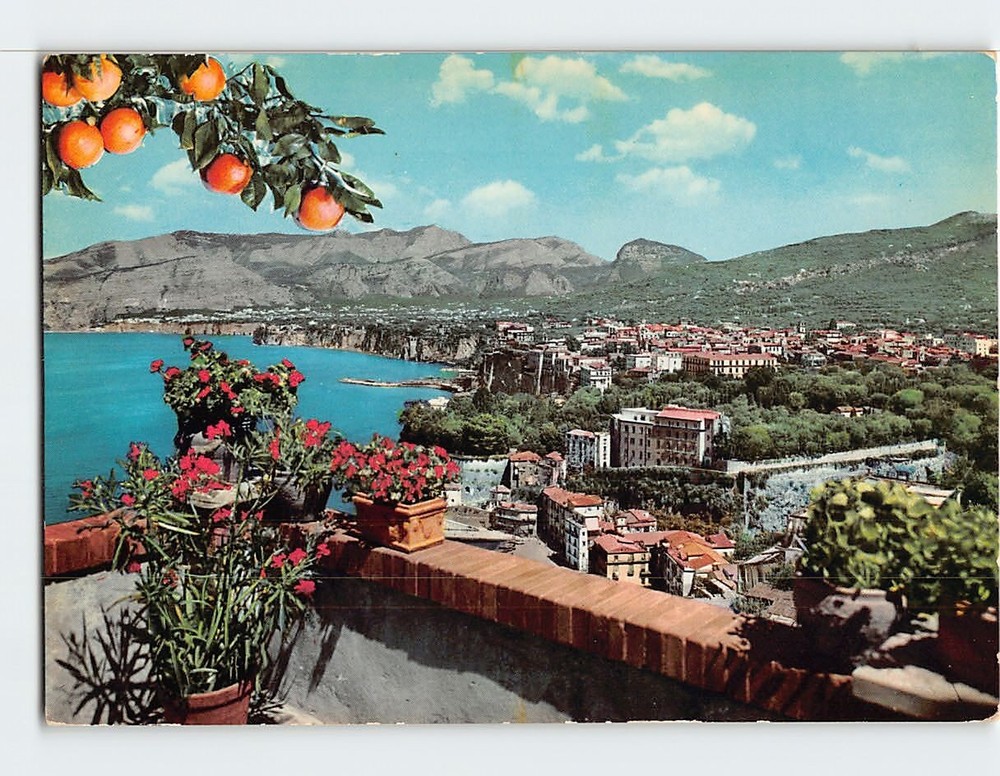 Postcard General view Sorrento Italy