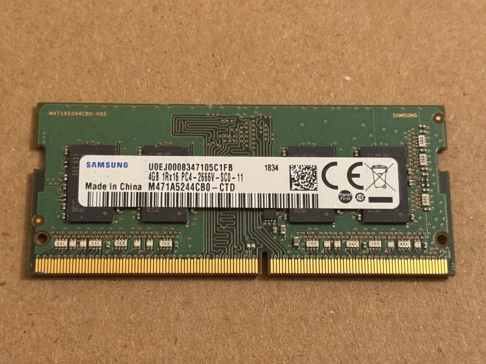 Samsung 4GB DDR4 PC4 2666MHz SO-DIMM RAM Memory | M471A5244CB0-CTD | Tested!
