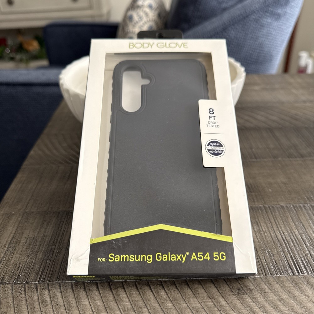 NEW Body Glove Slim Textured Rubberized Case for Samsung Galaxy A54 5G - Black