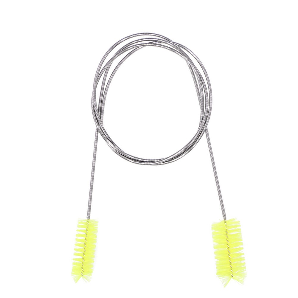 2PCS Stainless Steel Long Narrow Tube Bottle Brushes for Kitchen Pipes Bongs Cleaning