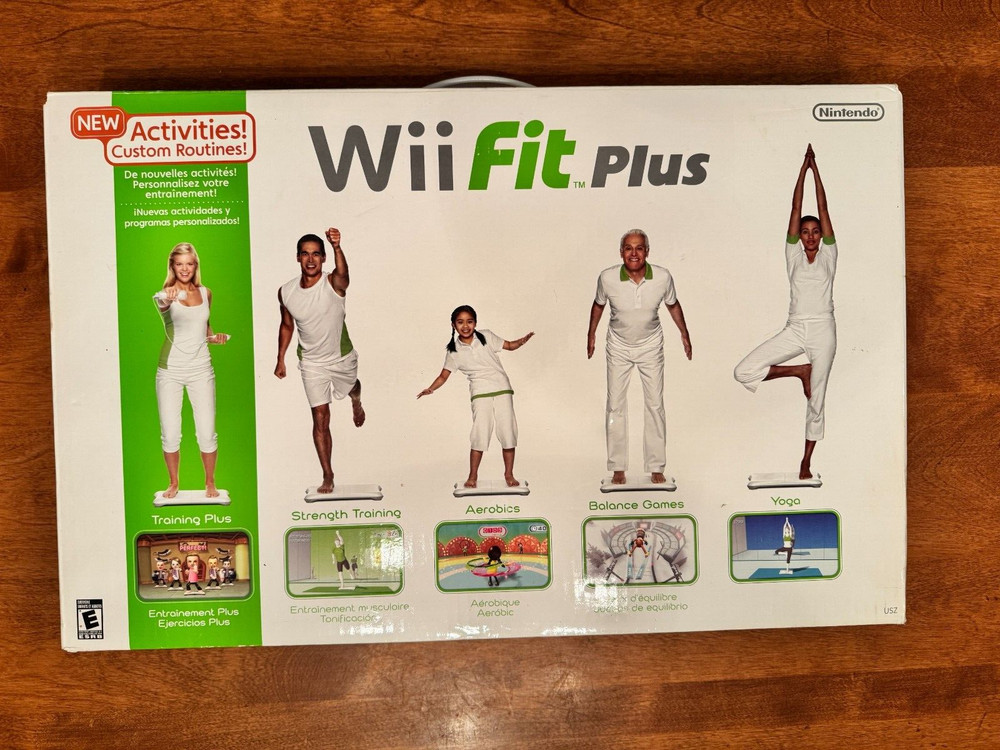 NEW Nintendo Wii Fit Plus with Balance Board and SEALED Game