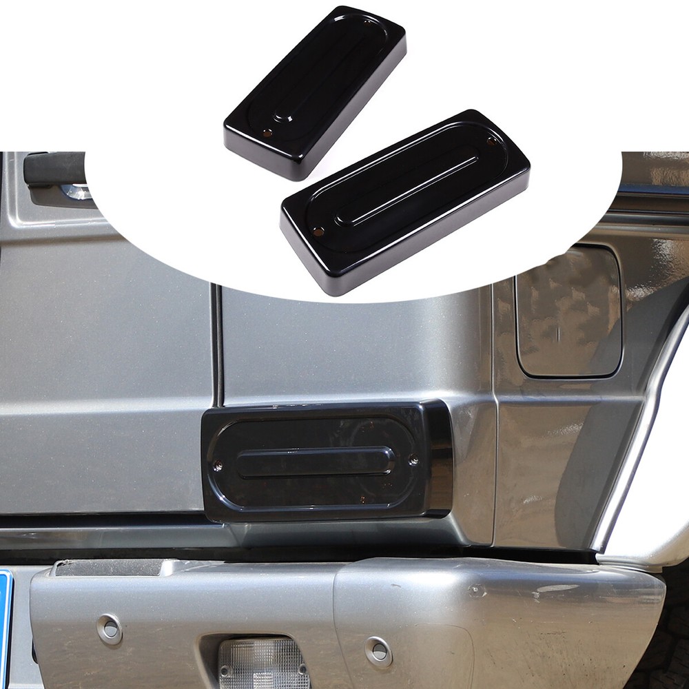 Smoked Black ABS Tail Light Cover Lens For Mercedes G-Class W463 2007-2018-image