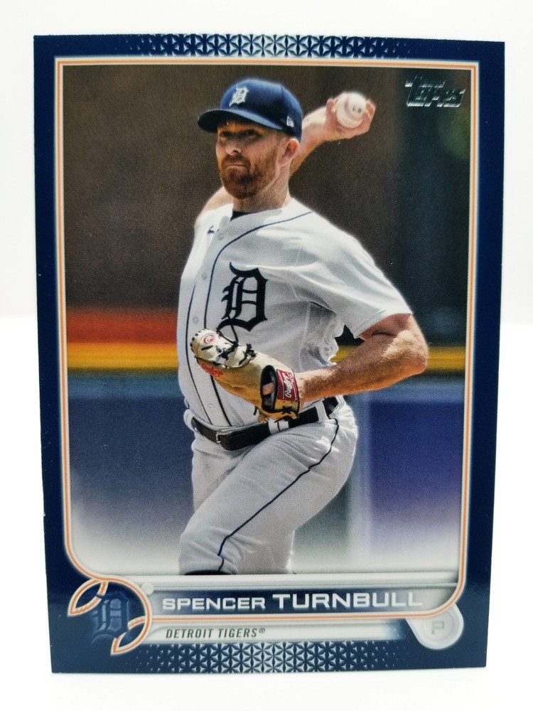 2022 Topps Series 1 Spencer Turnbull #228 Blue Detroit Tigers