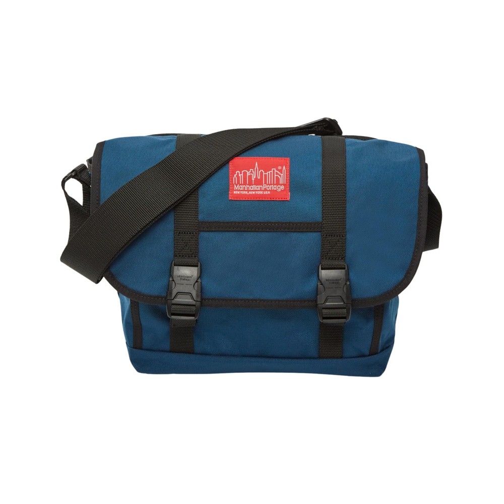 NY Water-Resistant Messenger Bag with Adjustable Strap & Zippered Compartment