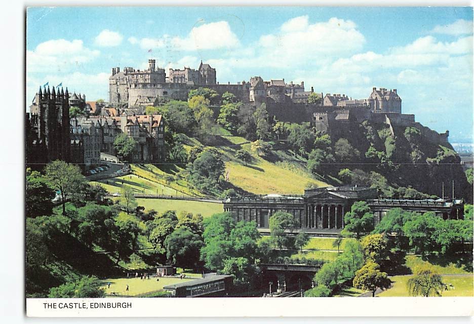 Postcard Edinburgh Castle Scotland