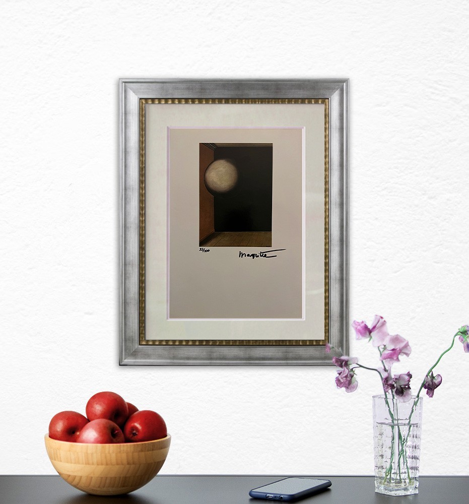Rene Magritte, Original Hand-signed Lithograph with COA & Appraisal of $3,500