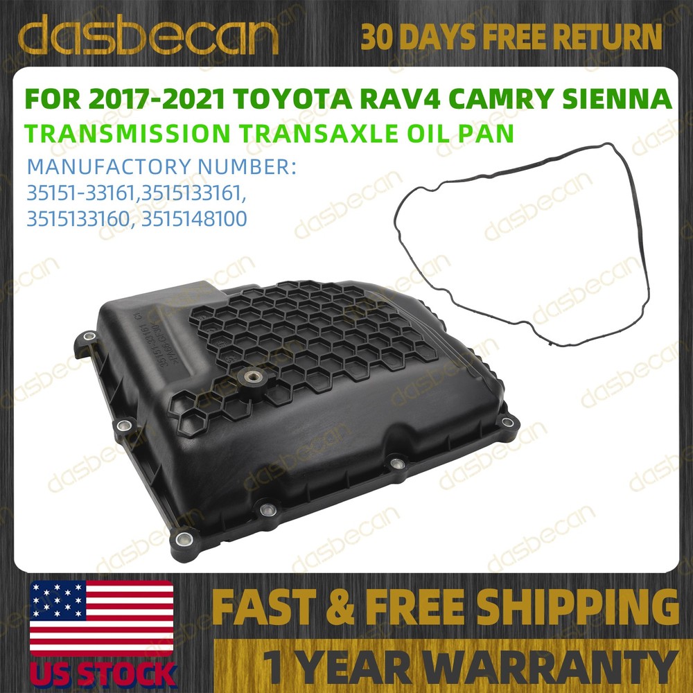 Transmission Transaxle Oil Pan For Toyota RAV4 Camry Highlander Sienna 2017-2021