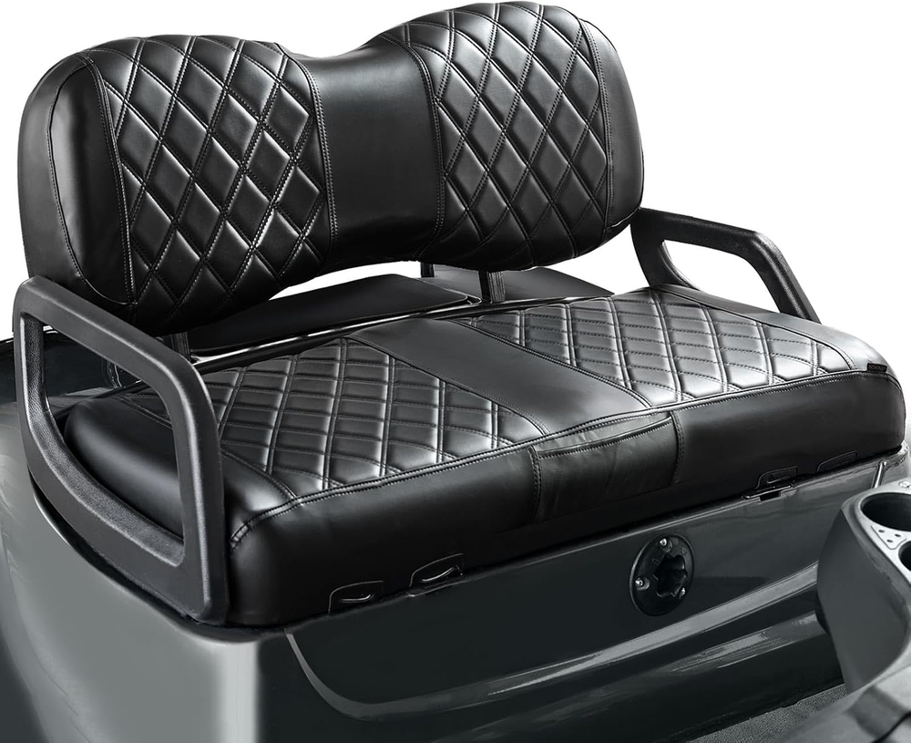 Golf Cart Diamond Seat Covers with Pocket for Yamaha Drive/Drive 2 Original Seat