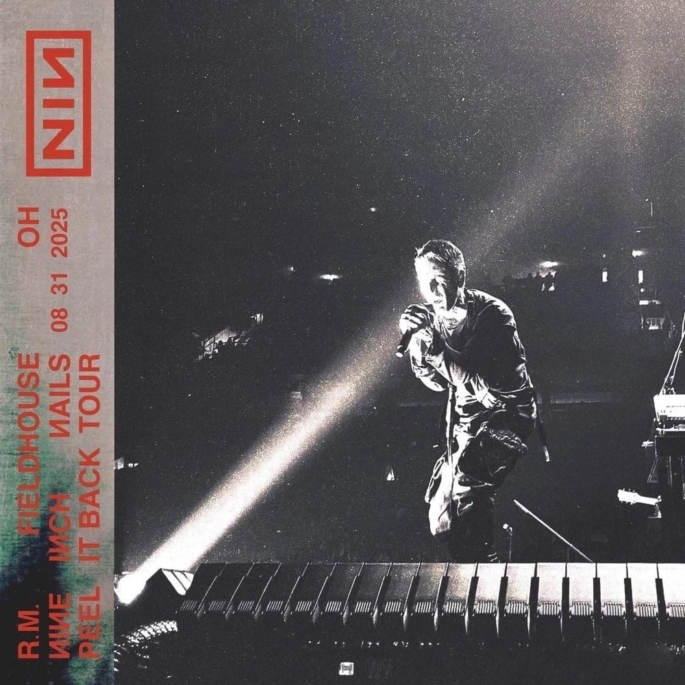 Nine Inch Nails – Live in Ohio Aug 31, 2025 Peel It Back Tour Unframed Poster
