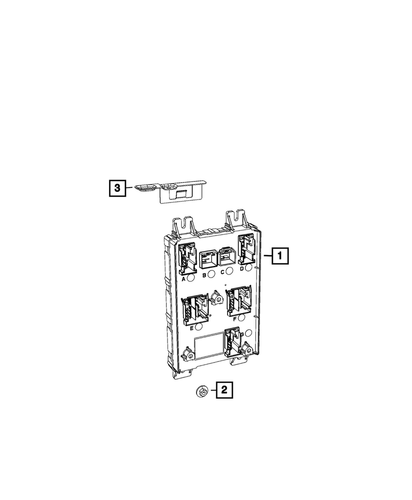 Genuine Mopar Body Controller Module 68678844AA