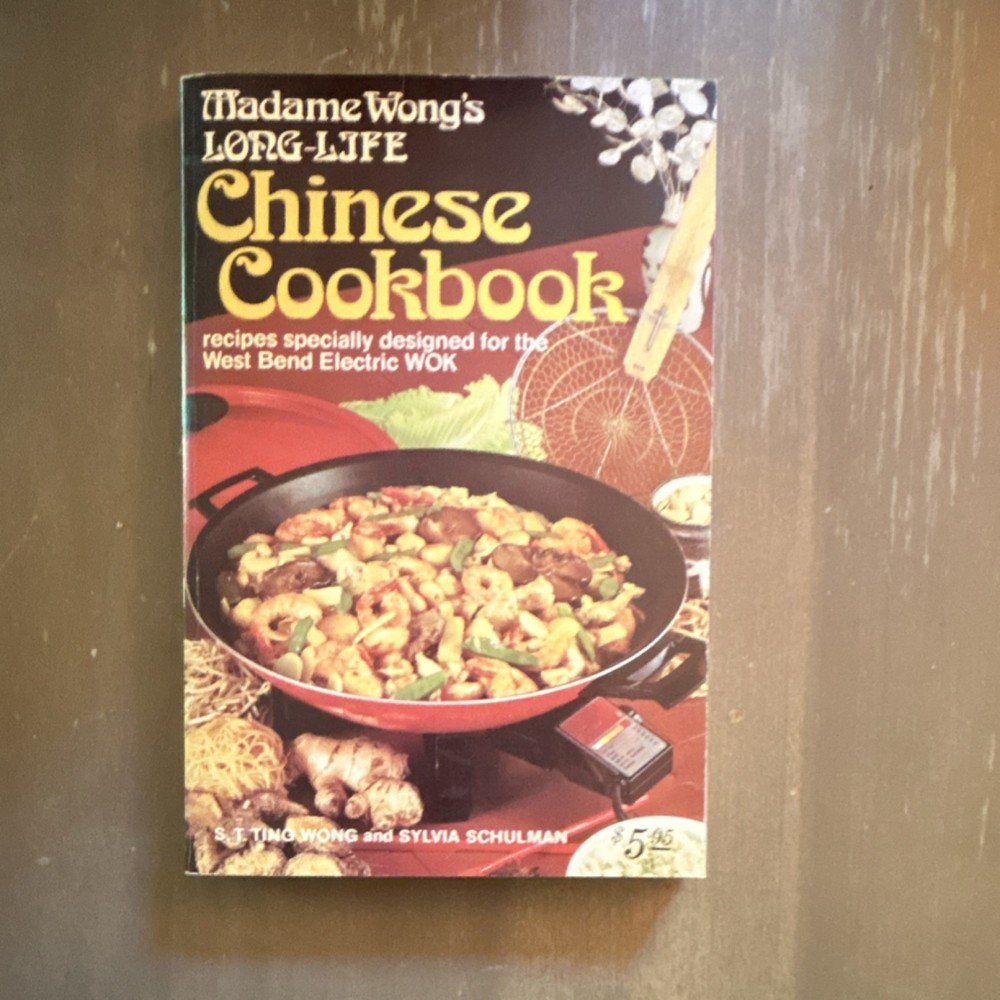 Madame Wong's Long-Life Chinese Cookbook Paperback Chinese Cooking by Wong
