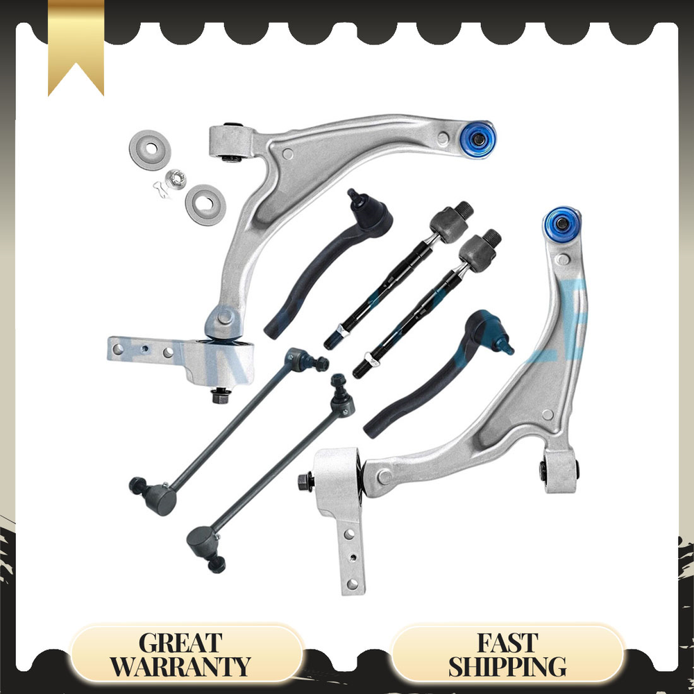 2009-15 Honda Pilot Front Suspension Kit - Control Arms Ball Joints Sway Bars Tie Rods
