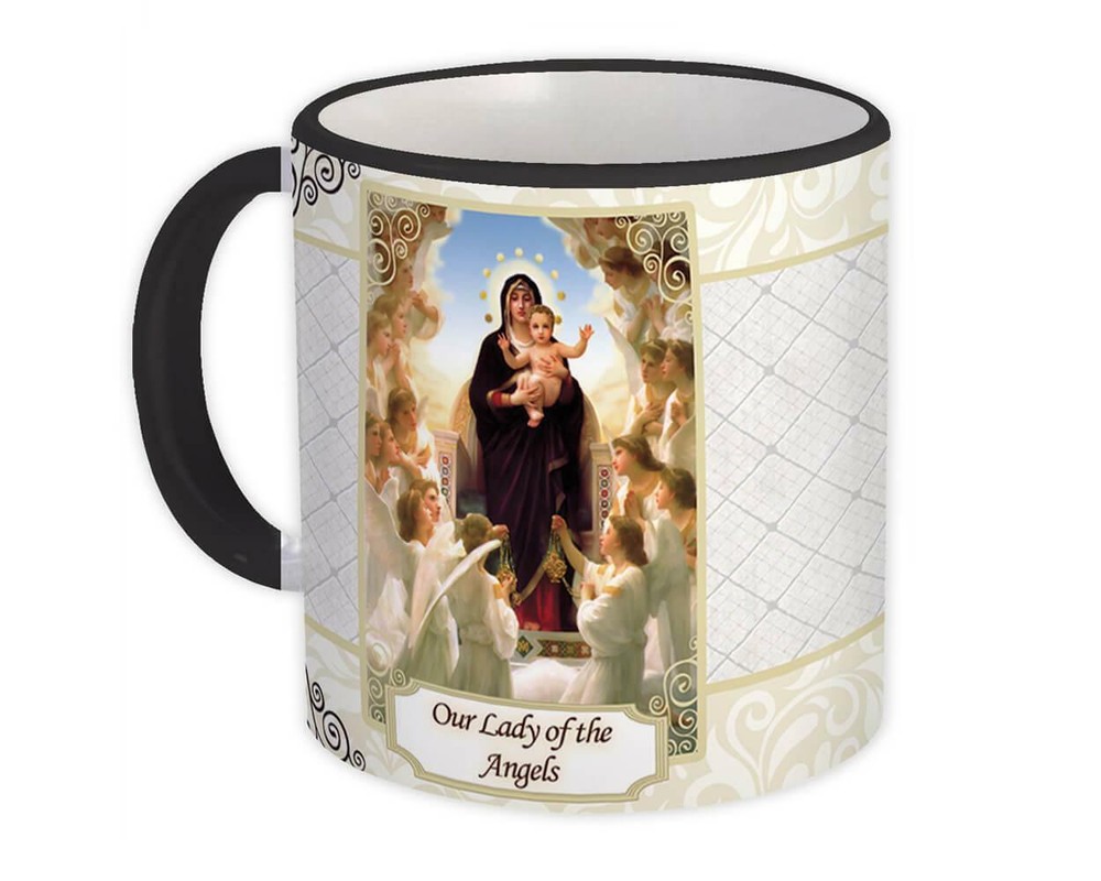Gift Mug : Our Lady of the Angels Catholic Religious Virgin Mary