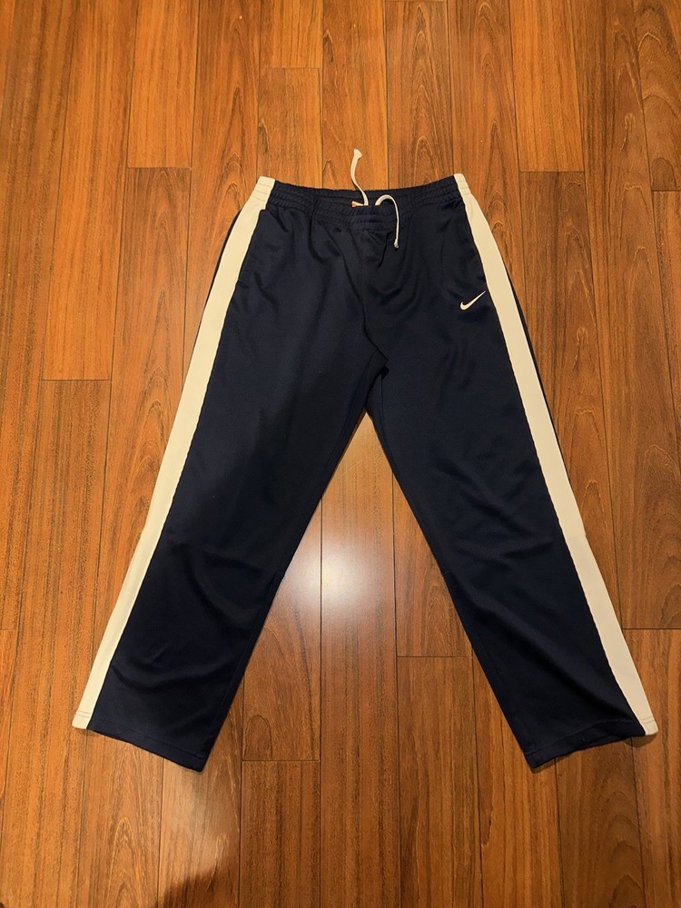 Nike Vintage Men's the Athletic Dept Track Pants Blue Size Large