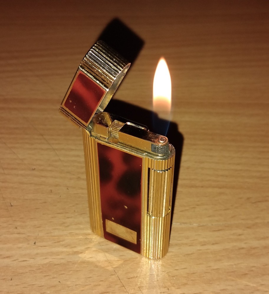 Vintage Zippo Contempo Butane Lighter. Rare 'Golden Tortoise' Model. Japan 1986