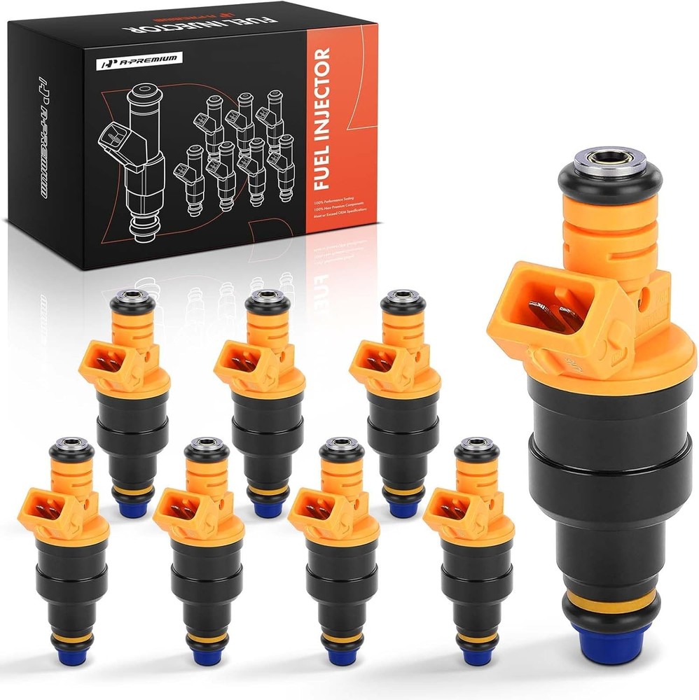 A-Premium Set of 8 Fuel Injector - Compatible with Ford, Lincoln, Mercury