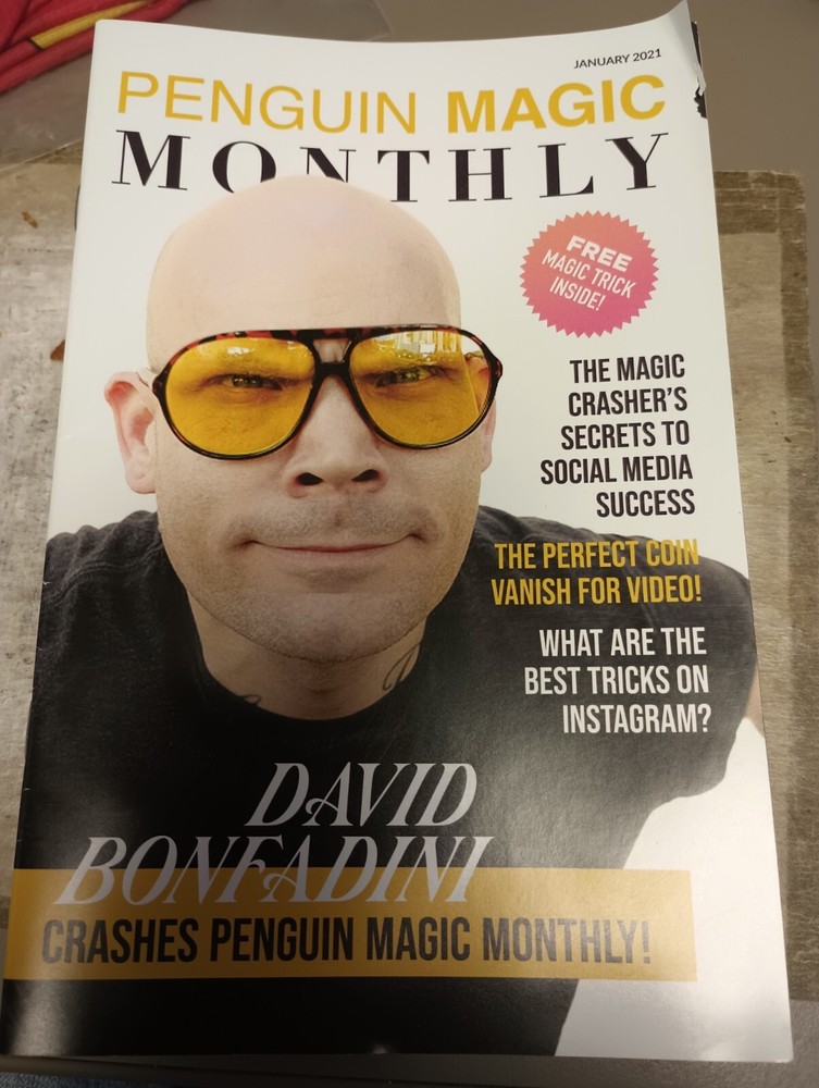 Penguin Magic Monthly Magazine David Bonfadini Issue 2021