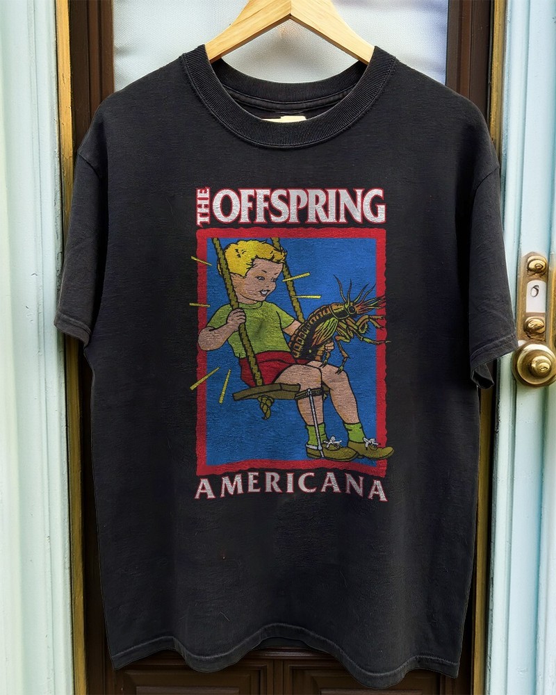 NEW! Americana The Offspring Unisex Black T-shirt Size S-5XL