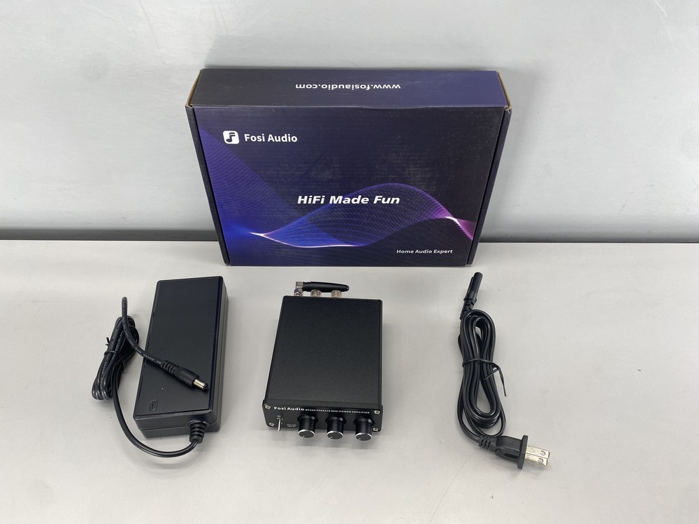 Fosi Audio BT20A Bluetooth Stereo Amplifier- Black