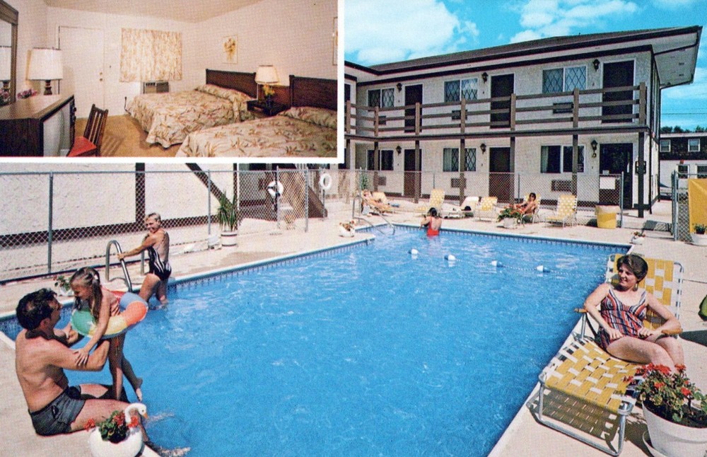 Harbor Lights Motor Lodge Point Pleasant Beach NJ New Jersey Postcard