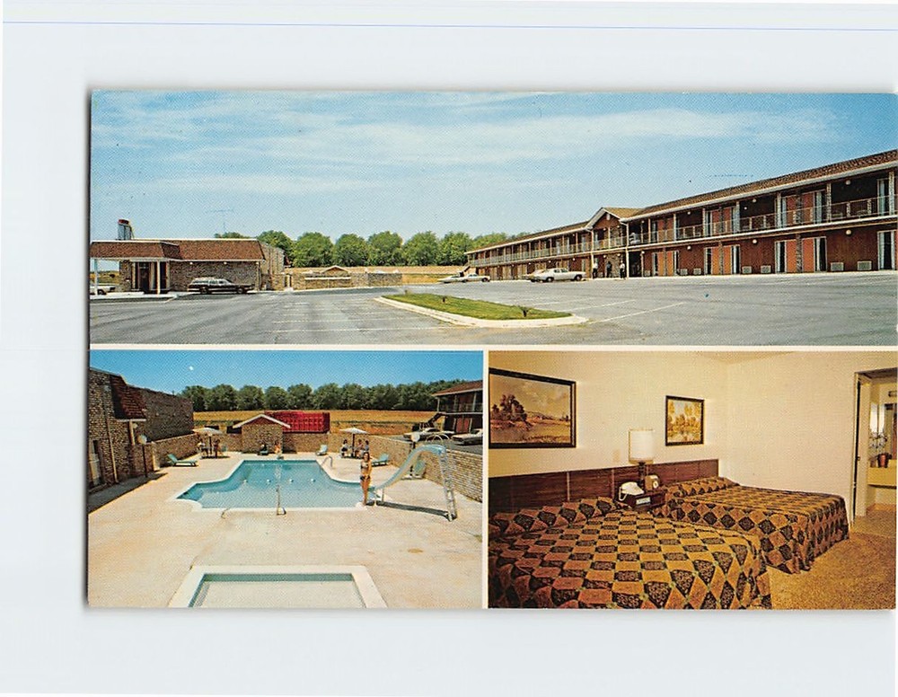 Postcard Economy Inn Locust Grove Georgia USA