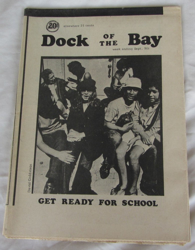 DOCK OF THE BAY underground newspaper Vol.1 No.6 1960's COUNTERCULTURE rare