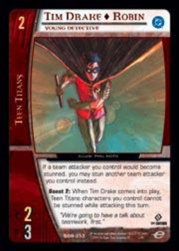 VS System: Tim Drake Robin, Young Detective [Played] VS: DC Origins TCG CCG Clas