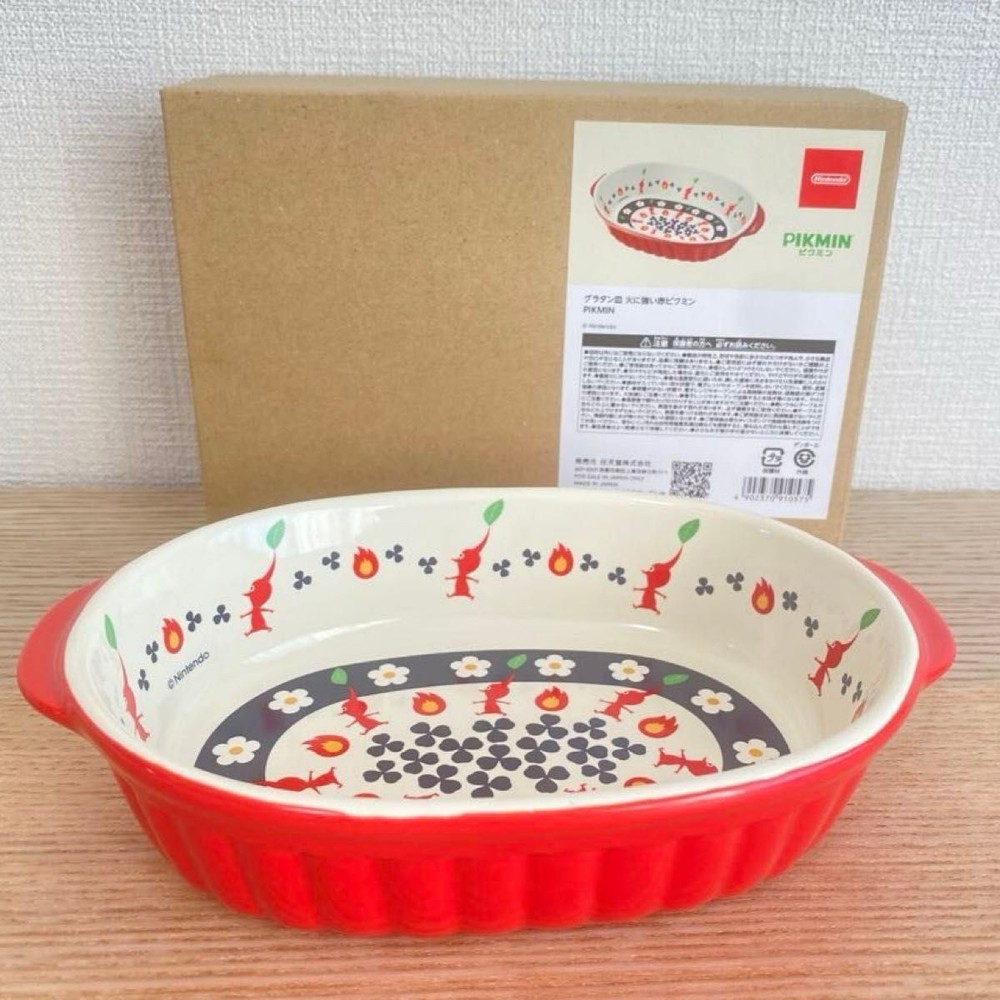 PIKMIN Gratin Plate Fire-Resistant Red Pikmin /Nintendo TOKYO•OSAKA NEW