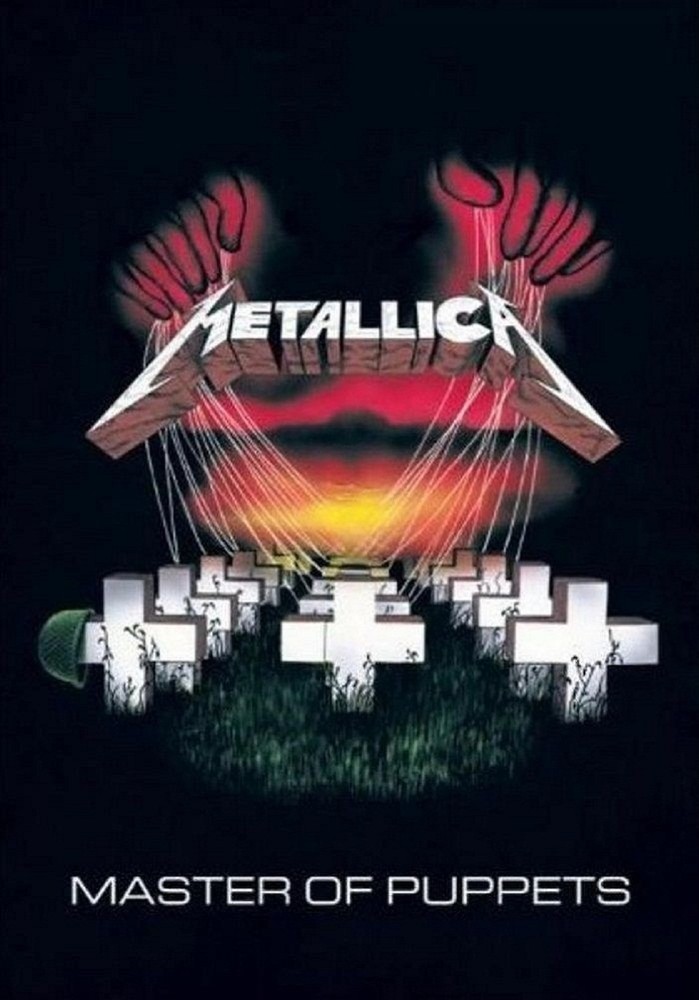 Metallica Poster Master Of Puppets Album Official New Textile Flag 70cm x 106cm