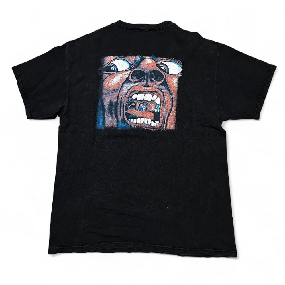 Vintage 90s King Crimson black band tee