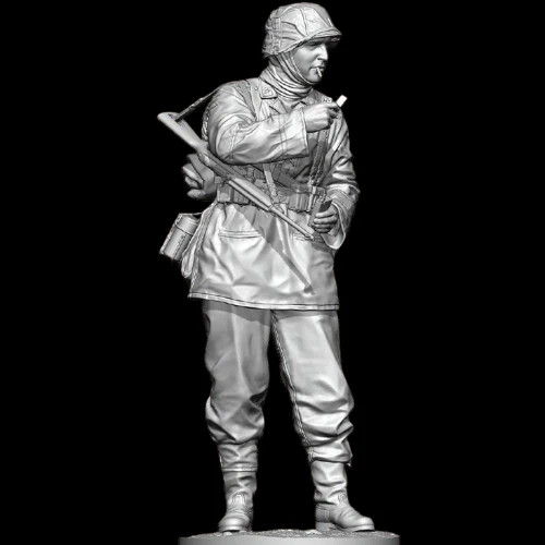 1/35 WWII Soldier Resting Infantry RESIN FIGURE MODEL KIT Unassembled Unpainted