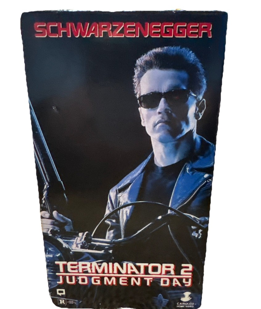 Terminator 2 Judgement Day VHS 1991  1st Release, Schwarzenegger