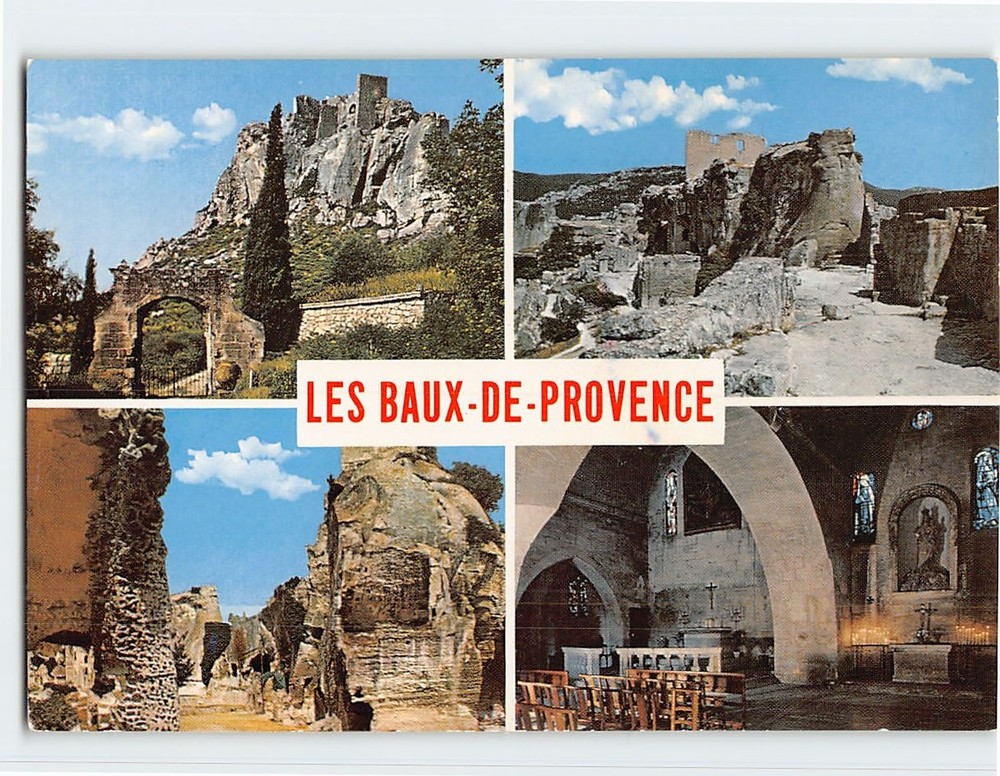 Postcard Les Baux de Provence France