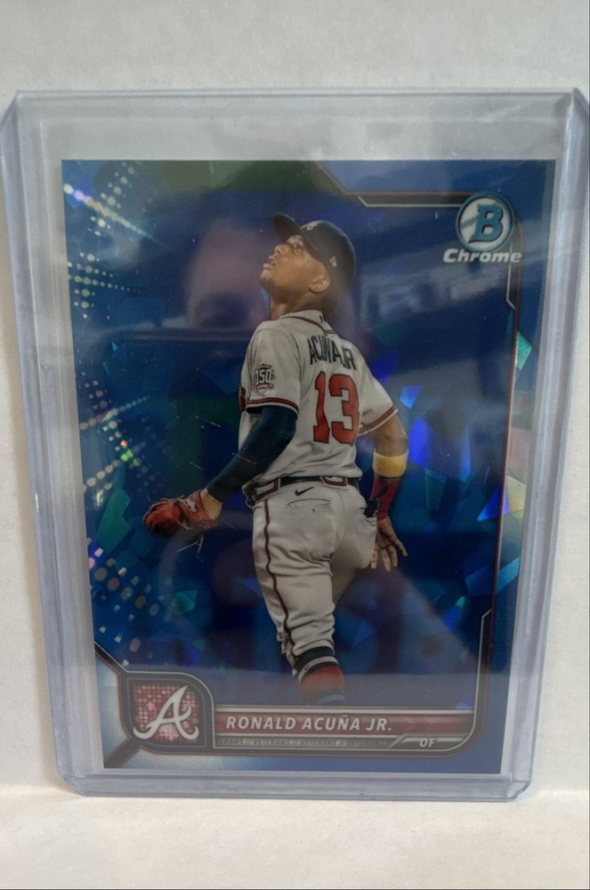 2022 Bowman Chrome Sapphire Edition - Ronald Acuña Jr. #58