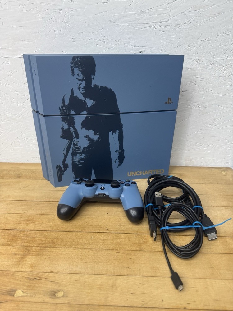 Sony PlayStation 4 PS4 Uncharted Edition Console Gaming System CUH-1215A Used