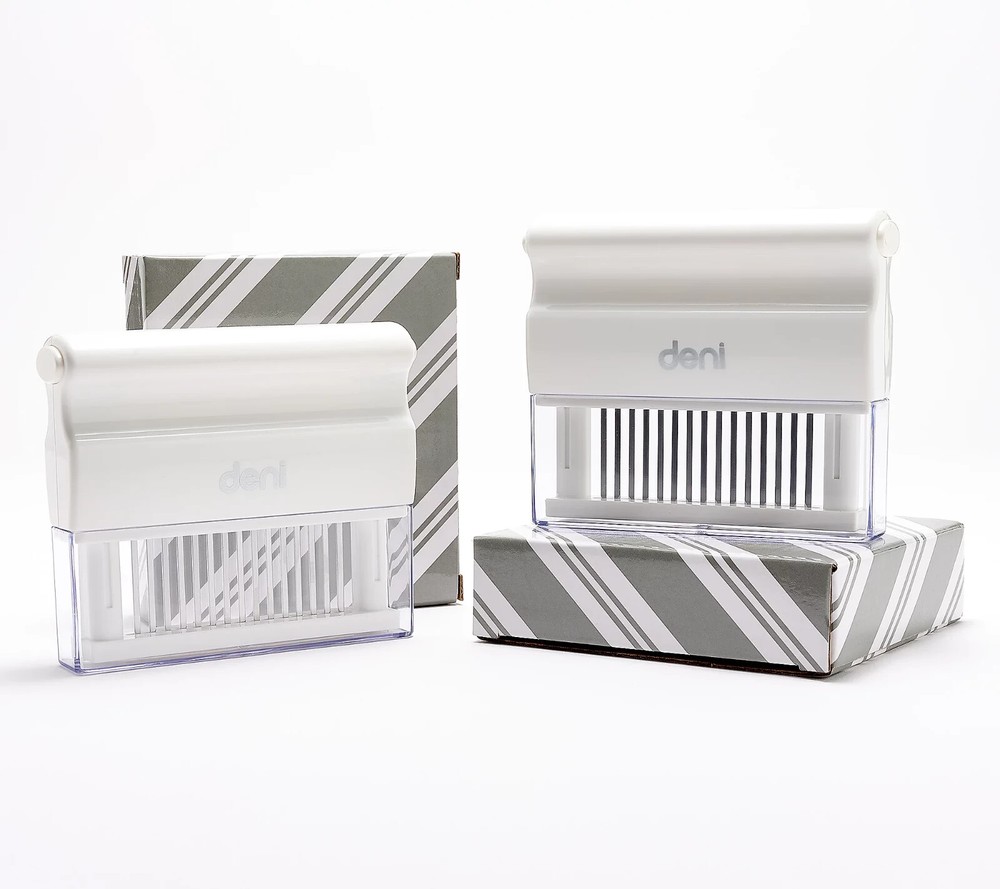 Deni Set of 2 Stainless Meat Tenderizers in White