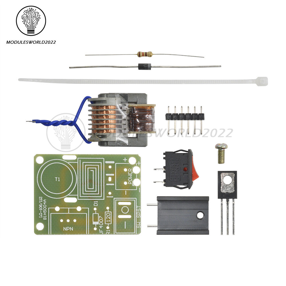 15KV High Voltage Inverter Generator Spark Arc Ignition Coil Module DIY Kit 3.7V