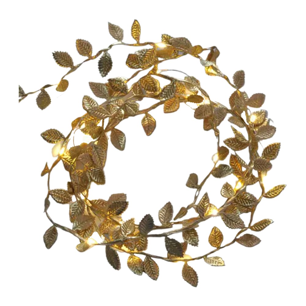 6.6ft Rattan Rope Globe Fairy Lights for Garden Party Decorations