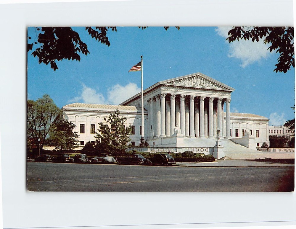 Postcard United States Supreme Court Building, Washington, District of Columbia