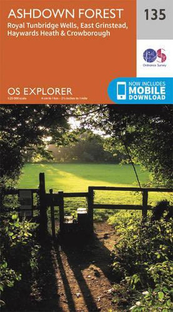 Ashdown Forest by Ordnance Survey Folded Book