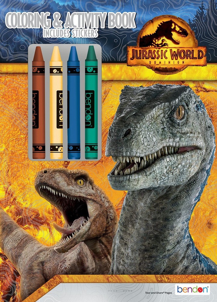 Universal Jurassic World Dominion 48 Page Coloring and Activity Book (Paperback)Another great item from Rarewaves USA | Free delivery!